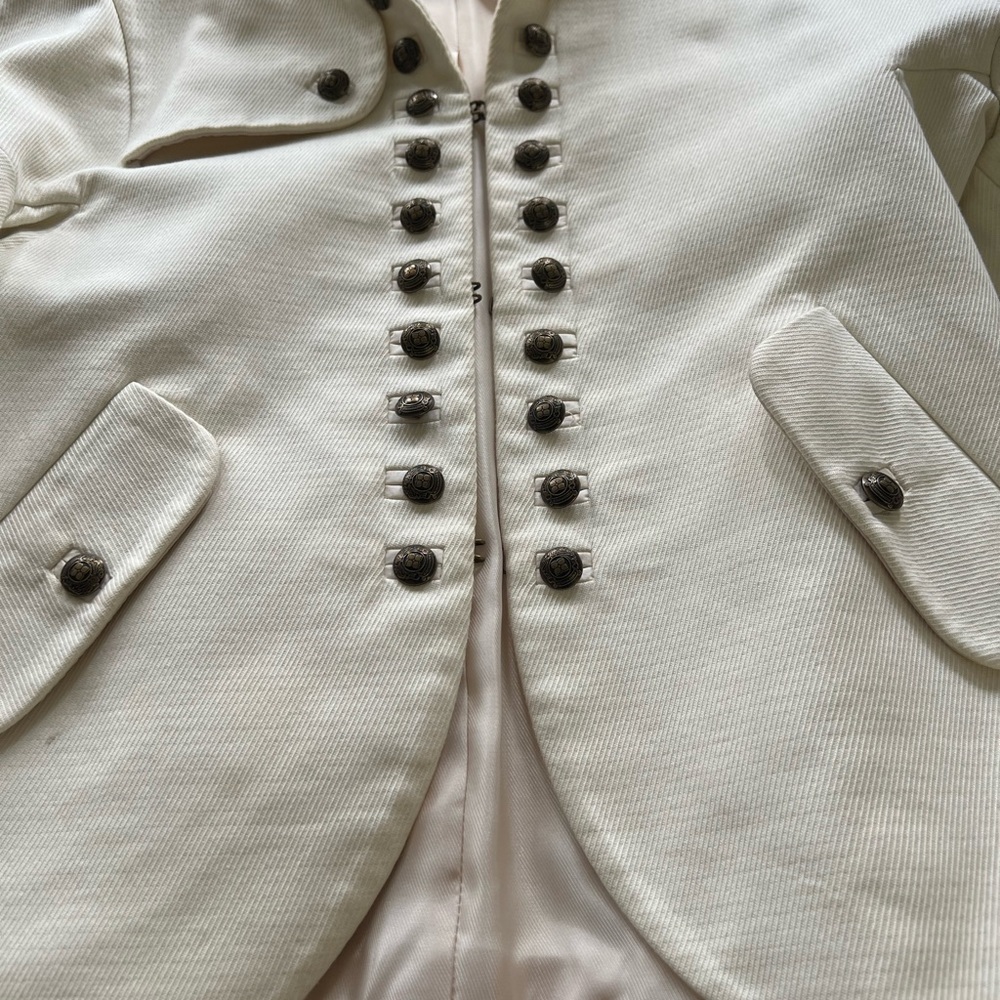 BCBGMaxAzria Ivory Button-Up Jacket - Picture 5 of 7
